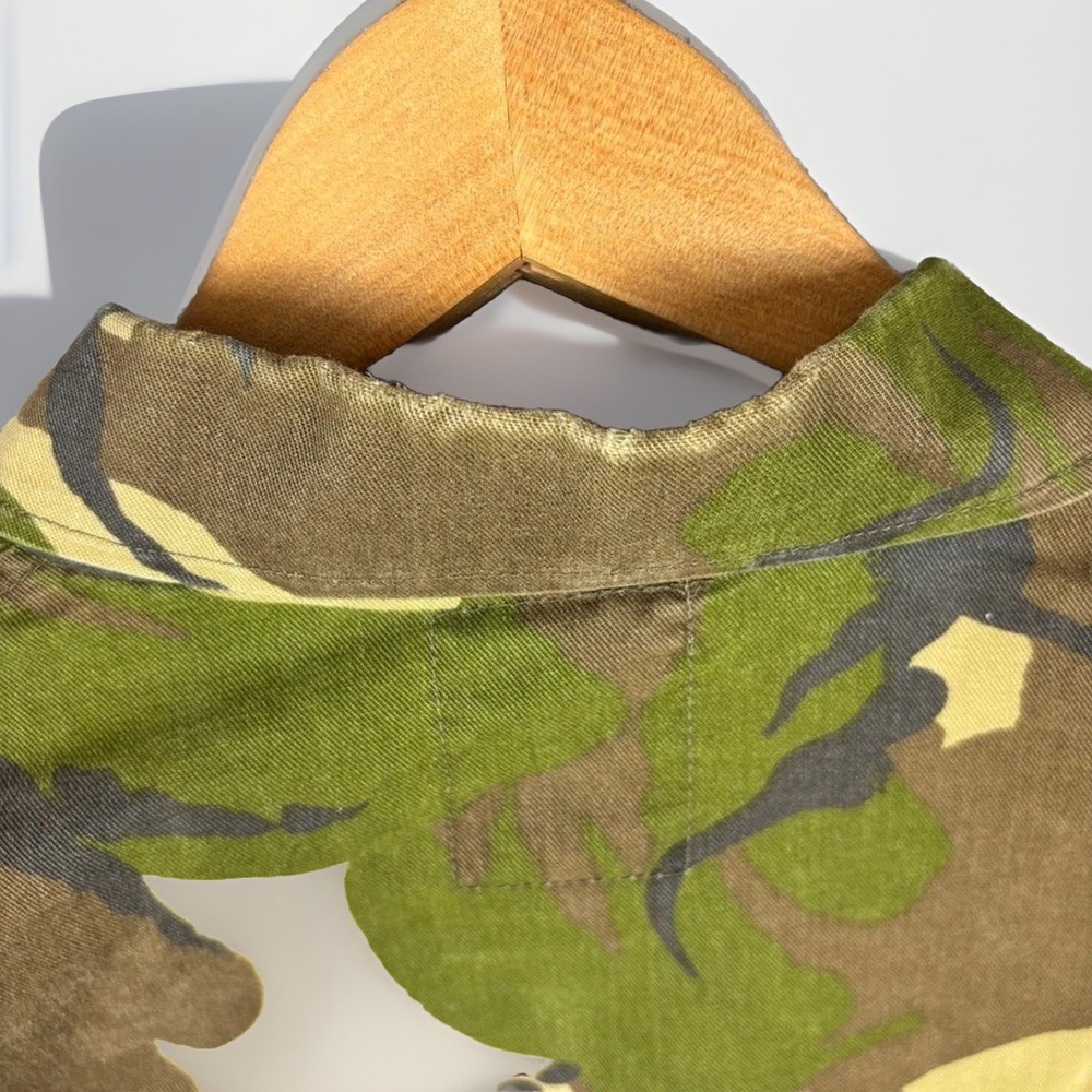 Marquardt + Schulz Military Jacket Mens XL Green Camo Dutch DPM Field Shirt 1992 - Picture 10 of 15
